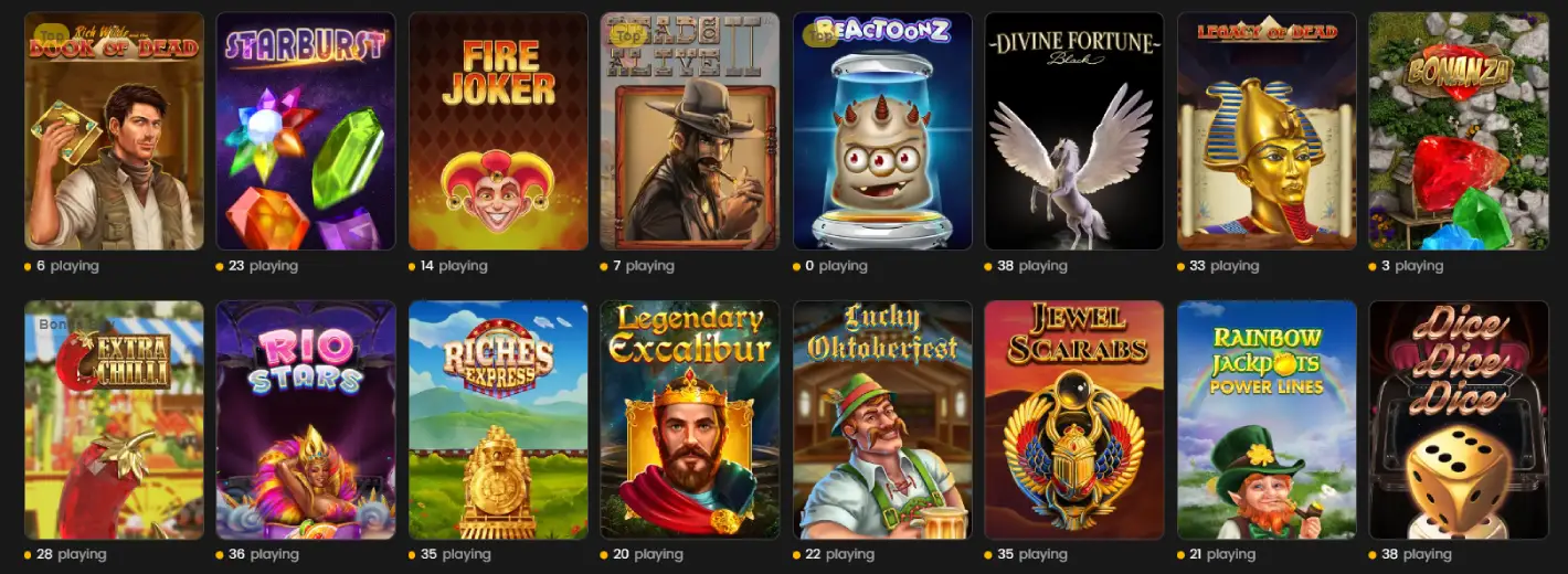 29black casino slots